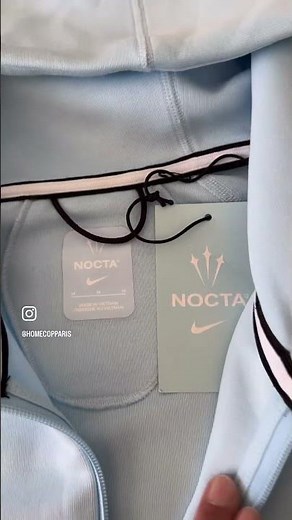 Nocta Nike Tech Fleece Bleu Baby Blue par Homecopparis 🇫🇷 #nocta #niketech