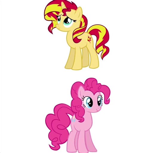 Pinkie Pie and Sunset Shimmer's Kid Transformation