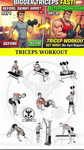 What are the TOP 3 Triceps Exercises for TONE?