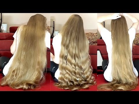 RealRapunzels | Super Long Blonde Curly Hair