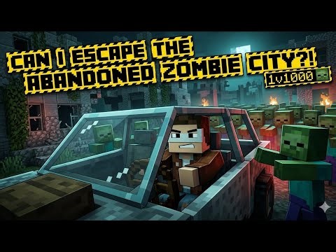 Can I Escape Zombie City in Minecraft? (Story Mode) #minecraft #minecraftsurvival