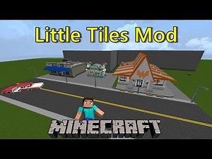 #09 Minecraft Little Tiles MOD - Pokaz i Tutorial (Obczaj Moda)