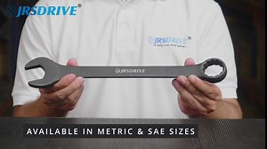 JRSDRIVE Large wrench set, Black Finish, 10 Peice Jumbo, SAE, Chrome Vanadium Steel | E-2004 - Amazon.com