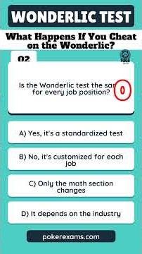 What Happens If You Cheat on the Wonderlic