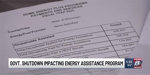 Govt. Shutdown Impacting Energy Assistance Program