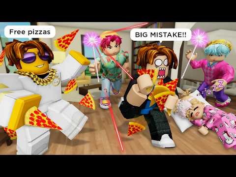 CHAOS AT THE PIZZA PARTY!!! (EVIL TWIN FROM OHIO 5) 🍕 Roblox Brookhaven 🏡 RP - Funny Moments