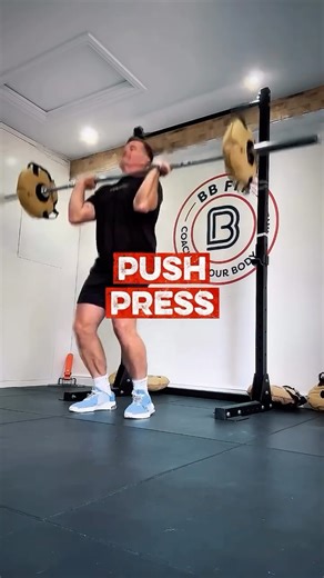 The Push Press 🔥 One movement. Full-body power. It’s not just shoulders — it’s legs, core, and coordination working together to move serious weight. ✅ Dip with control ✅ Drive from your legs ✅ Lock out strong overhead Perfect for building explosive strength and athletic power. #PushPress #StrengthTraining #FullBodyWorkout #PowerMoves #TrainSmart | Lionheart Lifting