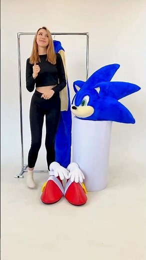 How To Put On Sonic The Hedgehog Mascot Costume