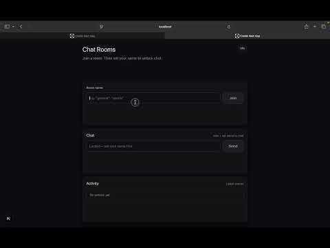 1/2/26 Websocket Chat App Showcase