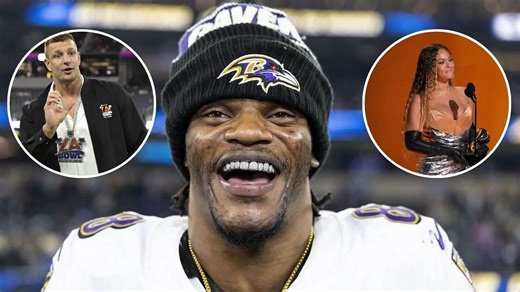"That's a smart move": Rob Gronkowski makes feelings known after Lamar Jackson 'shows passion' for Beyonce