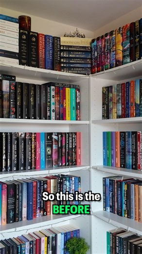 Finally sorting out my book collection properly 😅 #bookcollection #homelibrary