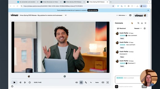 Wie man die Vimeo Review-Funktion verwendet