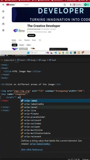 HTML Image Map Explained | Clickable Areas on Image | The Creative Developer #tcd