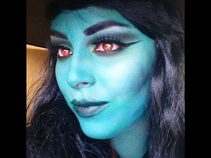 Elphaba wicked makeup tutoríal/ maquillaje de elphaba del musical wicked