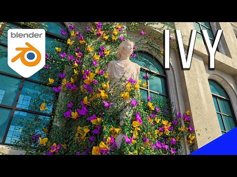 NEW! Baga Ivy Generator Add-On for Blender!