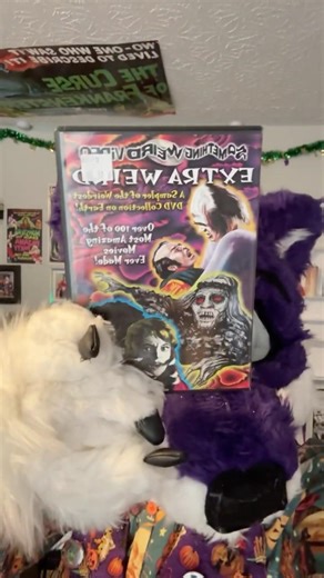 Humphrey’s Something Weird Video DVD Collection #furry #fursuit #vintagehorror #somethingweird
