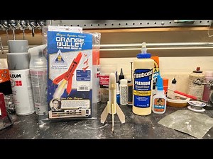 Building the Estes Orange Bullet Model Rocket Kit | Part 1, Assembly.