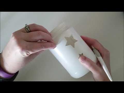 How to Spray Paint Mason Jars