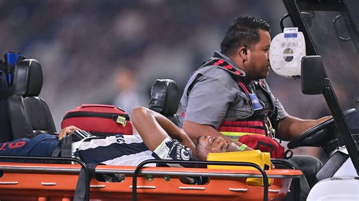 Ex-Man Utd star Anthony Martial stretchered off & taken to hospital after suffering horror injury in latest Liga MX outing for Monterrey | Goal.com US