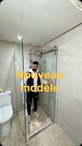 Nouveau modèle cabine, Douche, Verre, Trempé forme, L #salledebain #douche #glass #marocaine #verretrempé contactez-nous sur WhatsApp 0667831206 🇲🇦🇮🇹🇧🇪🇺🇸🇫🇷🇪🇸🇲🇦🎉🚿 | Alumino