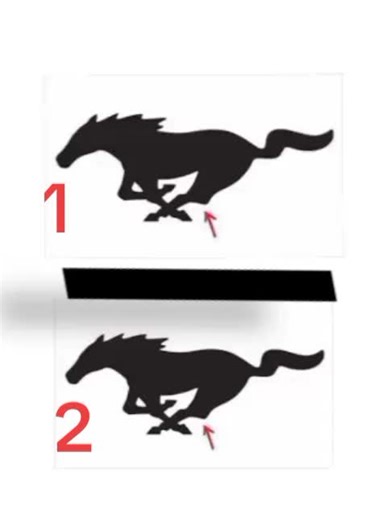 Which one is Mustang logo? #sport #viral #mustang #cars