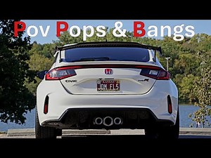 Civic Type R POV Drive: Mods, Pops & Bangs! #honda #fl5 #typer #hondata #burbletune