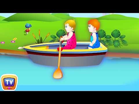 Row Row Row Your Boat Nursery Rhyme with Lyrics - Lullaby Songs for Babies by ChuChuTV