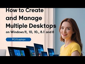 How to Create and Manage Multiple Desktops on Windows 11, 10, 8.1 and 8 PC/Laptops