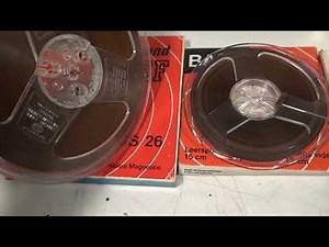 COMO USAR UN GRABADOR DE CINTA ABIERTA REEL TO REEL TIPO DE CINTAS Y SUS VELOCIDADES TUTORIAL