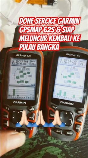 Done service garmin gpsmap 62s