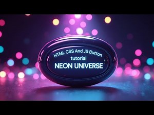 Ultimate NEON UNIVERSE Button 🌌 | Glowing 3D Particle Animation + Ripple FX (HTML CSS JS)