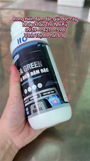 Seaweed extract detoxifies tree sap.