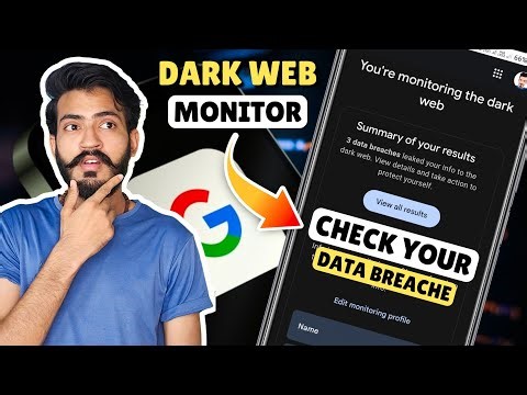 Google One Monitor the Dark Web Feature | Data Leak On Dark Web | Find Your Data breach or not?