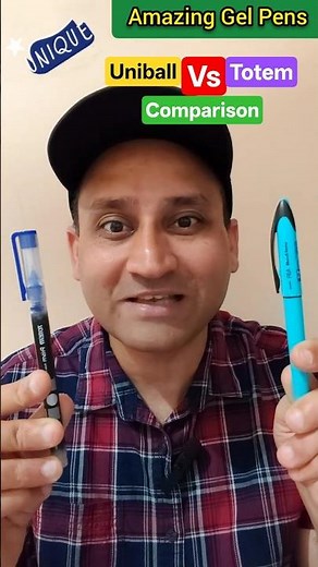 Uniball Air Micro Roller Pen VS Totem Prism Roller Gel Pen Comparison Review