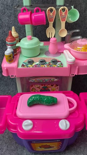 Satisfying with Unboxing & Review Miniature Kitchen Set Toys Cooking Video | ASMR Videos no music