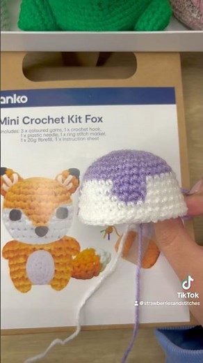 Making a crochet fox - kmart kit - day 1 #crochet #tutorial #amigurumi