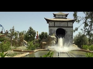 💦 Dragon River Flume Ride 💦 at Etnaland, Italy built by Hafema