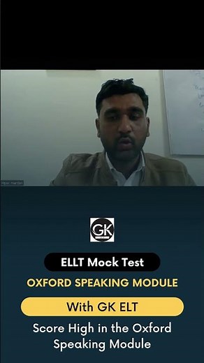 ELLT Speaking Mock Test | Oxford Speaking Mock | OIETC | GK ELT #oxford #ellt #elltmocktest #english