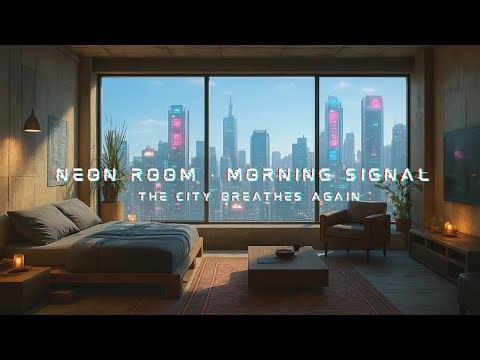 Neon Room • Cyberpunk Daybreak Radio | Morning Synthwave Ambience