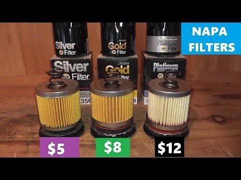 NAPA Silver vs NAPA Gold vs NAPA Platinum Oil Filters