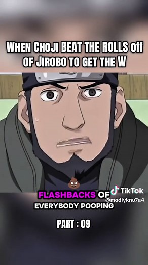 Choji's Epic Win Against Jirobo in the Ultimate Fatty Showdown