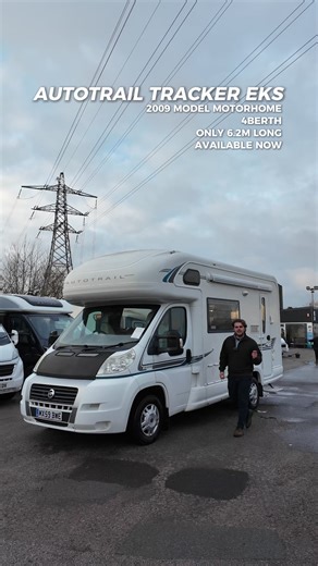 Autotrail Tracker EKS - £29,990 Key Features: ✅ 2009 Stunning Compact Model ✅ 4 Berth & 2 Seat ✅ Fiat Ducato 2.3l - 130BHP ✅ 2 Travel Seats ✅ Low Mileage - Only 41,577 Miles ✅ Front Lounge Conversion ✅ Overcab Bed ✅ End Shower & Toilet Washroom ✅ Incredible Condition Inside & Out ✅ High Specification ✅ Great Service History ✅ Upgraded Radio System ✅ Android Auto/Apple Car Play ✅ 12-Month Habition Service Included ✅ 12-Month MOT Included ✅ 12-Month Warranty Included ✅ Available Now Specification: