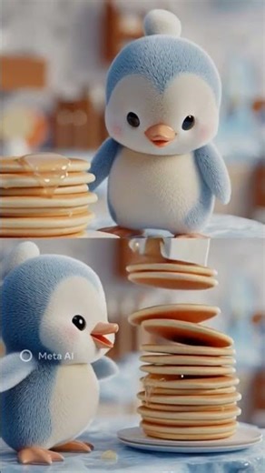 Penguin Pancake Disaster 🥞🐧