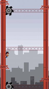 Hold your hat & try not to die. 🎩 #NewGameSunday Play Towerman on GAMEE 👉 bit.ly/Play_Towerman | Prizes by GAMEE