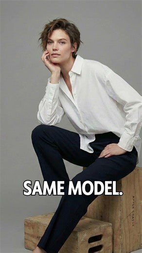 Same Model, Multiple Poses for Shopify Product Photos