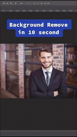 background Remove in 10sec (Photoshop Tutorial) #Shorts