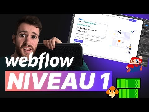FORMATION WEBFLOW : créer une landing page de niveau 1 (tuto en français)