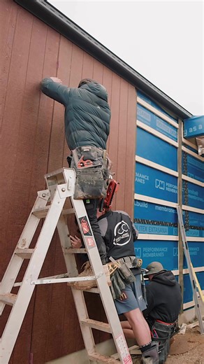 Sneak peek 👀 Incoming @Weathertex cladding with seamless garage and front door across the facade. To be stained black. Can’t wait!