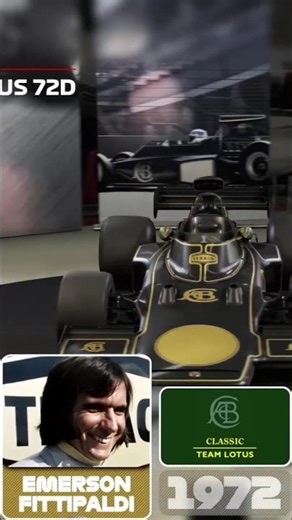Historic Lotus F1 Cars: Fittipaldi x #Piquet #Senna in Formula 1 Games