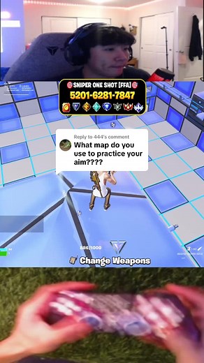Replying to @444 Best map to practice ur Snipes 🤫🧏 5201-6281-7847 #fyp #fortnite #fortniteclips #tumytum